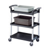 Cambro KD Small Utility Cart - Black