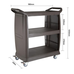 Vogue Polypropylene Mobile Trolley