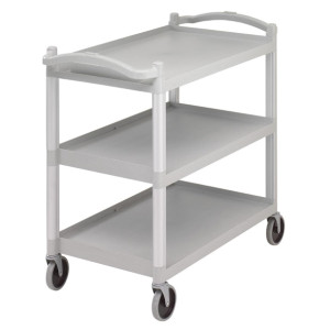 Cambro KD Large Utility Cart Speckled - Grey
