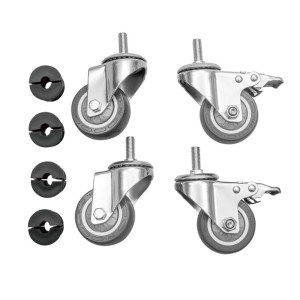 Castors for Vogue Stainless Steel Tables (4 Pack)
