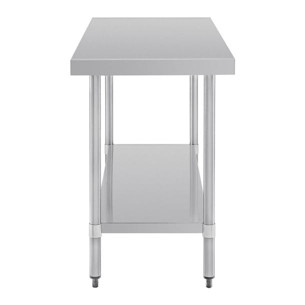 Vogue Stainless Steel Prep Table 1500mm Vogue Stainless Steel Prep Table 1500mm