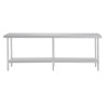 Vogue Premium Stainless Steel Table 2400mm Vogue Premium Stainless Steel Table 2400mm