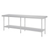 Vogue Premium Stainless Steel Table 2400mm Vogue Premium Stainless Steel Table 2400mm