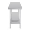 Vogue Premium Stainless Steel Table 2400mm Vogue Premium Stainless Steel Table 2400mm