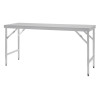 Vogue Stainless Steel Folding Table 1800mm