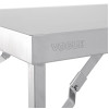 Vogue Stainless Steel Folding Table 1800mm