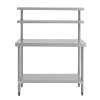 Vogue Stainless Steel Prep Station 1200x600mm