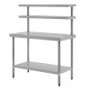 Vogue Stainless Steel Prep Station 1200x600mm