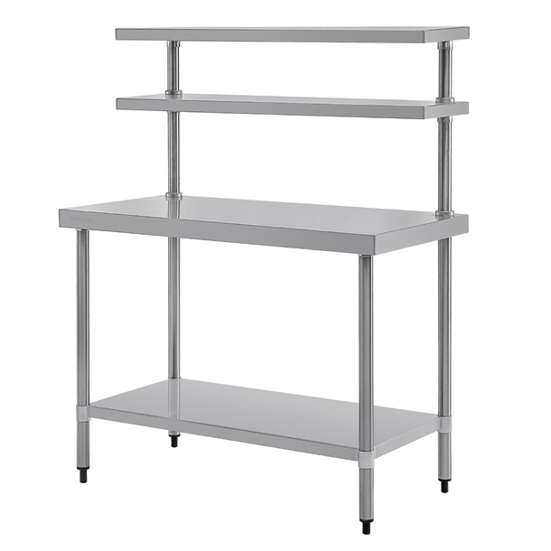 Vogue Stainless Steel Prep Station 1200x600mm