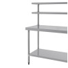 Vogue Stainless Steel Prep Station 1200x600mm