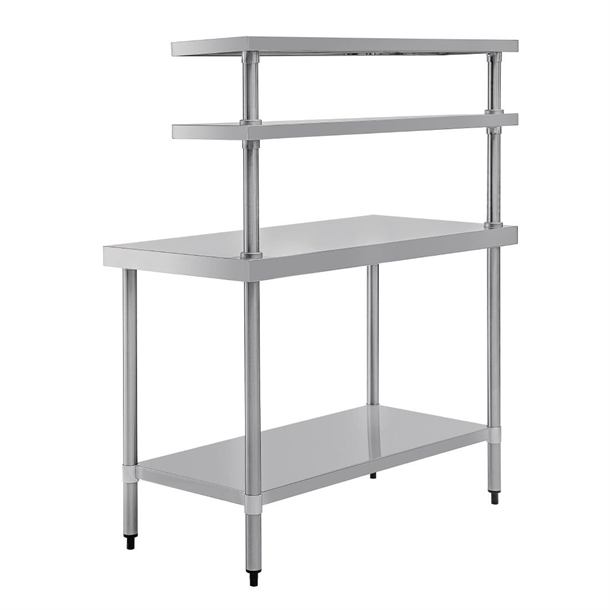 Vogue Stainless Steel Prep Station 1200x600mm