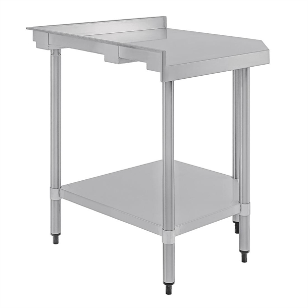 Vogue Stainless Steel Corner Table 600mm Vogue Stainless Steel Corner Table 600mm