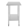 Nisbets Essentials Self Assembly Stainless Steel Table 800 x 600mm Nisbets Essentials Self Assembly Stainless Steel Table 800 x 600mm