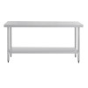 Vogue Stainless Steel Prep Table 1800mm