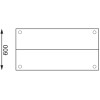 Vogue Stainless Steel Prep Station 1800x600mm