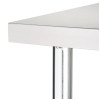 Vogue Stainless Steel Prep Table 900mm