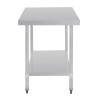 Vogue Stainless Steel Prep Table 1200mm