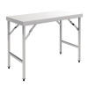 Vogue Stainless Steel Folding Table 1200mm