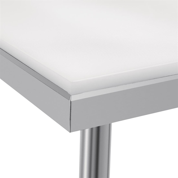 Vogue Stainless Steel Chopping Board Table 900mm