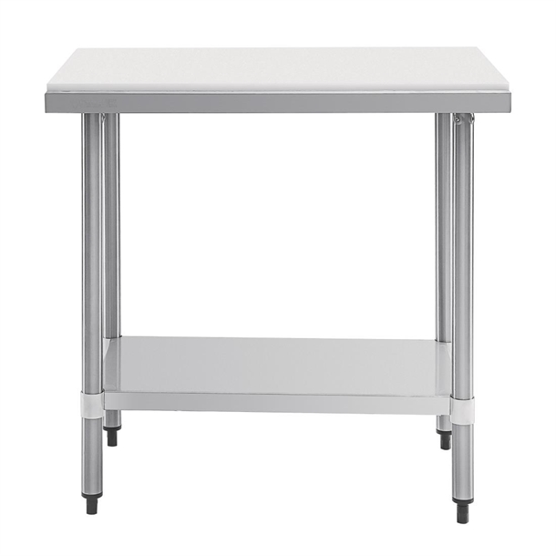 Vogue Stainless Steel Chopping Board Table 900mm