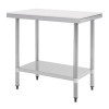 Vogue Stainless Steel Chopping Board Table 900mm