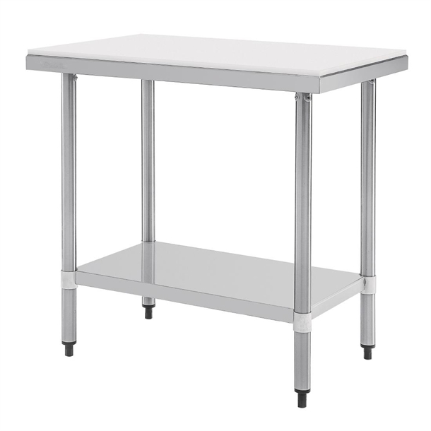Vogue Stainless Steel Chopping Board Table 900mm