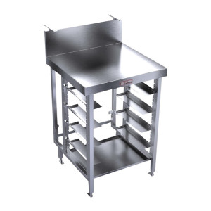 Simply Stainless 700 series Single Bar Module 200mm upstand & glass/dishwash basket rack Simply Stainless 700 series Single Bar Module 200mm upstand & glass/dishwash basket rack