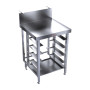 Simply Stainless 700 series Single Bar Module 200mm upstand & glass/dishwash basket rack