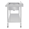 Vogue Double Bowl Sink R/H Drainer - 1500mm 90mm Drain