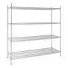 Vogue 4 Tier Wire Shelving Kit 1830x610mm Vogue 4 Tier Wire Shelving Kit 1830x610mm
