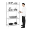 Vogue 4 Tier Wire Shelving Kit 910x457mm Vogue 4 Tier Wire Shelving Kit 910x457mm