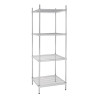 Vogue 4 Tier Wire Shelving Kit 610x610mm