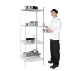 Vogue 4 Tier Wire Shelving Kit 610x610mm