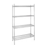 Vogue 4 Tier Wire Shelving Kit 910x457mm Vogue 4 Tier Wire Shelving Kit 910x457mm