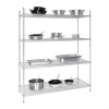 Vogue 4 Tier Wire Shelving Kit 1525x610mm Vogue 4 Tier Wire Shelving Kit 1525x610mm