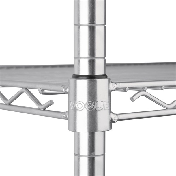 Vogue 4 Tier Wire Shelving Kit 1525x610mm Vogue 4 Tier Wire Shelving Kit 1525x610mm