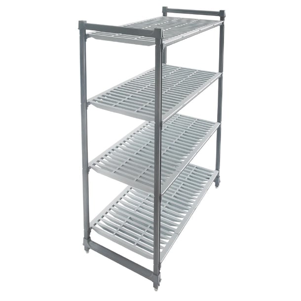 Cambro Camshelving Basics Plus 4 Tier Shelving Starter Unit - 1830x 915x460mm Cambro Camshelving Basics Plus 4 Tier Shelving Starter Unit - 1830x 915x460mm