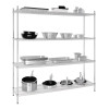 Vogue 4 Tier Wire Shelving Kit 1830x460mm Vogue 4 Tier Wire Shelving Kit 1830x460mm
