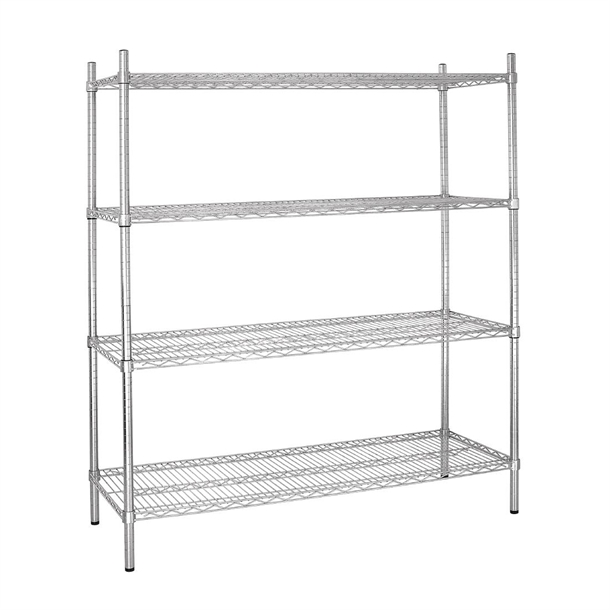 Vogue 4 Tier Wire Shelving Kit 1830x460mm Vogue 4 Tier Wire Shelving Kit 1830x460mm