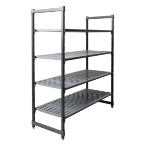 Cambro Camshelving Basics Plus 4 Tier Shelving Starter Unit - 1830x1525x610mm