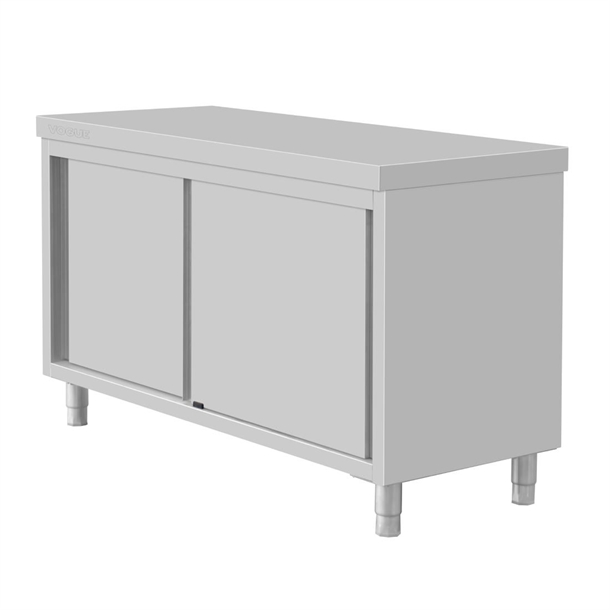 Vogue Standing Floor Cupboard Stainless Steel - 900x1500x600mm Vogue Standing Floor Cupboard Stainless Steel - 900x1500x600mm