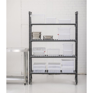 Cambro Camshelving Basics 4 Tier Shelving Starter Unit - 1830x1220x540mm
