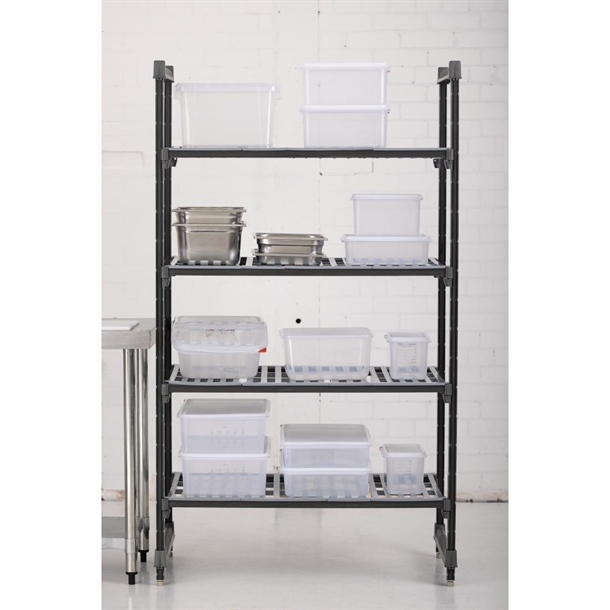 Cambro Camshelving Basics Plus  4 Tier Shelving Starter Unit - 1830x1070x610mm