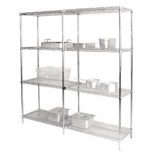 Vogue Chrome Wire Shelves 915x457mm (2 Pack)