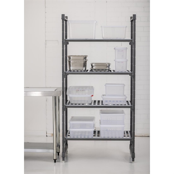 Cambro Camshelving Basics 4 Tier Shelving Starter Unit - 1830x915x540mm Cambro Camshelving Basics 4 Tier Shelving Starter Unit - 1830x915x540mm