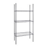 Nisbets Essentials 3 Tier Coated Shelving Unit 1820 x 915 x 457mm