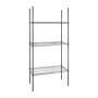 Nisbets Essentials 3 Tier Coated Shelving Unit 1820 x 915 x 457mm