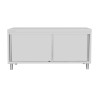 Vogue Standing Floor Cupboard Stainless Steel - 900x1800x600mm