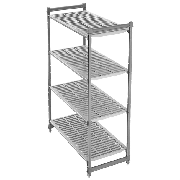 Cambro Camshelving Basics Plus 4 Tier Shelving Starter Unit 1830 x 610mm Cambro Camshelving Basics Plus 4 Tier Shelving Starter Unit 1830 x 610mm