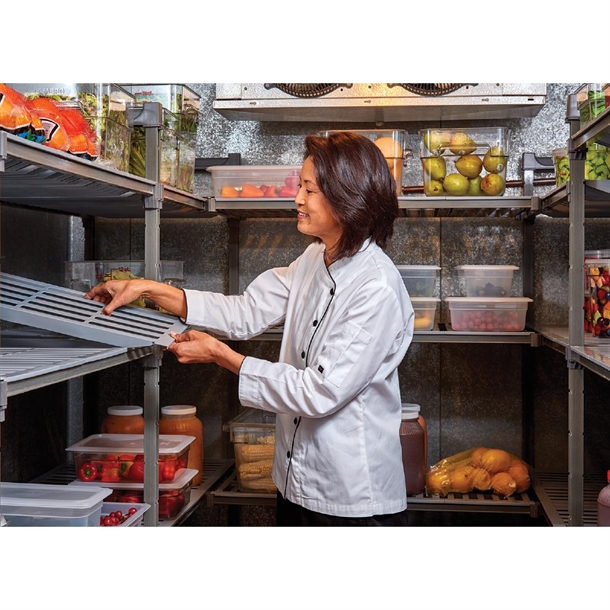 Cambro Camshelving Basics Plus 4 Tier Shelving Starter Unit - 1830x1375x460mm Cambro Camshelving Basics Plus 4 Tier Shelving Starter Unit - 1830x1375x460mm